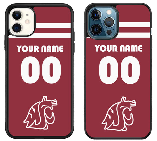 Custom Personalized Washington State Cougars iPhone 11 | 11 Pro | 11 Pro Max Case