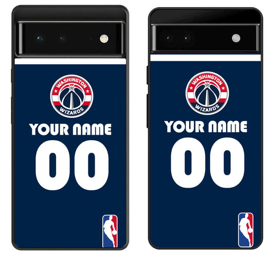 Custom Personalized Washington Wizards NBA Google Pixel 6 | 6A | 6 Pro Case