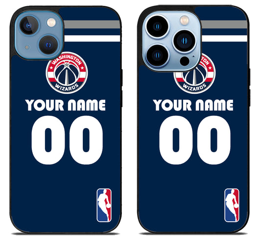 Custom Personalized Washington Wizards NBA iPhone 13 | 13 Mini | 13 Pro | 13 Pro Max Case