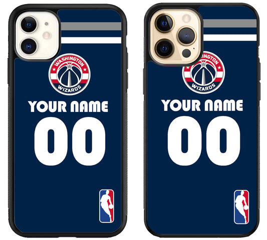 Custom Personalized Washington Wizards NBA iPhone 12 | 12 Mini | 12 Pro | 12 Pro Max Case
