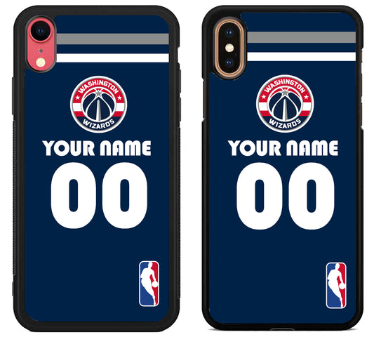 Custom Personalized Washington Wizards NBA iPhone X | Xs | Xr | Xs Max Case