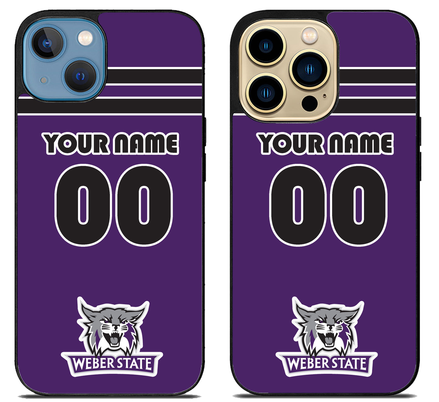 Custom Personalized Weber State Wildcats iPhone 14 | 14 Plus | 14 Pro | 14 Pro Max Case