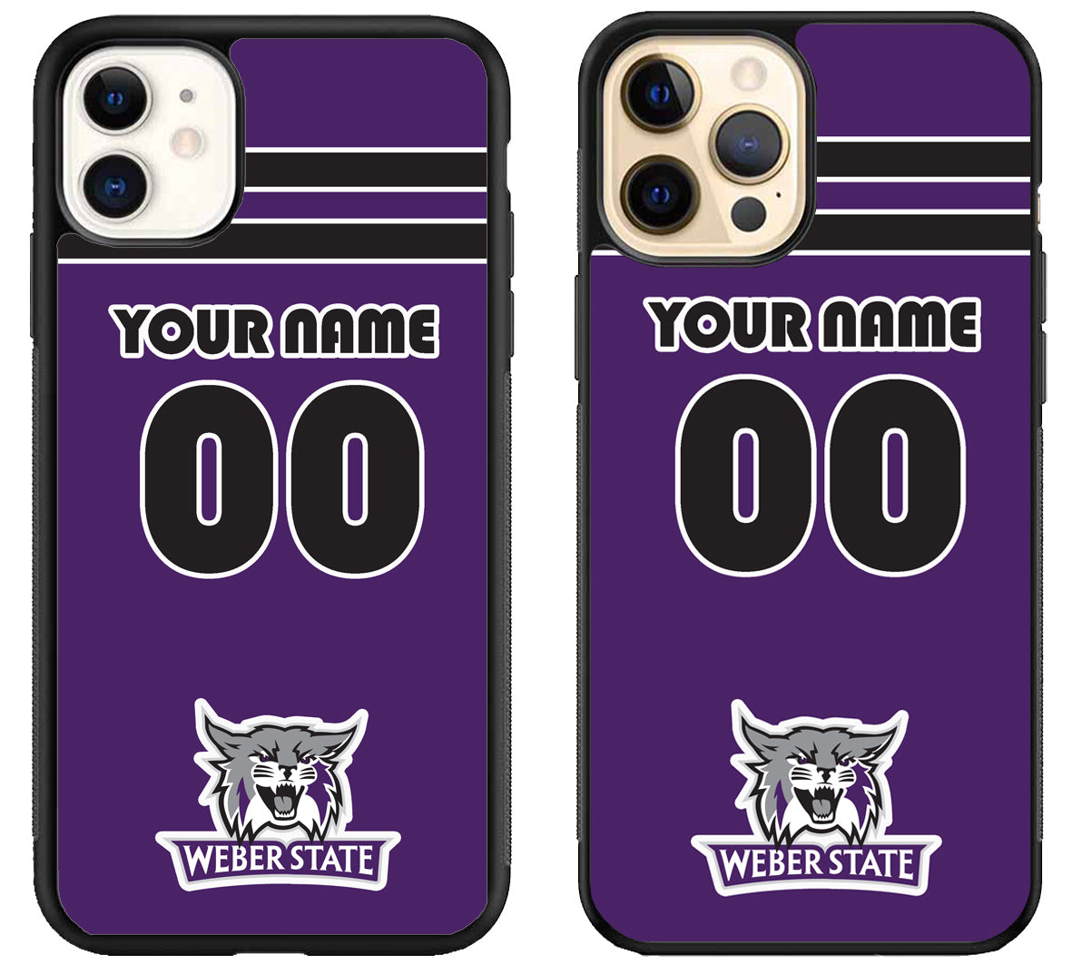 Custom Personalized Weber State Wildcats iPhone 12 | 12 Mini | 12 Pro | 12 Pro Max Case