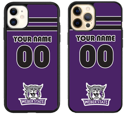 Custom Personalized Weber State Wildcats iPhone 12 | 12 Mini | 12 Pro | 12 Pro Max Case