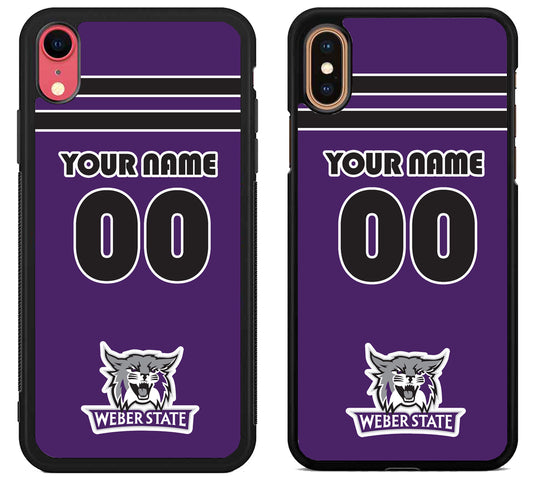 Custom Personalized Weber State Wildcats iPhone X | Xs | Xr | Xs Max Case