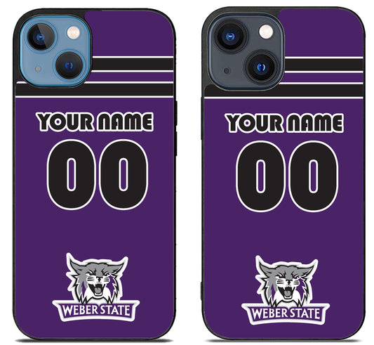 Custom Personalized Weber State Wildcats iPhone 15 | iPhone 15 Plus Case