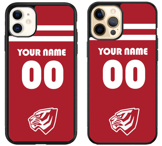 Custom Personalized West Alabama Tigers iPhone 12 | 12 Mini | 12 Pro | 12 Pro Max Case