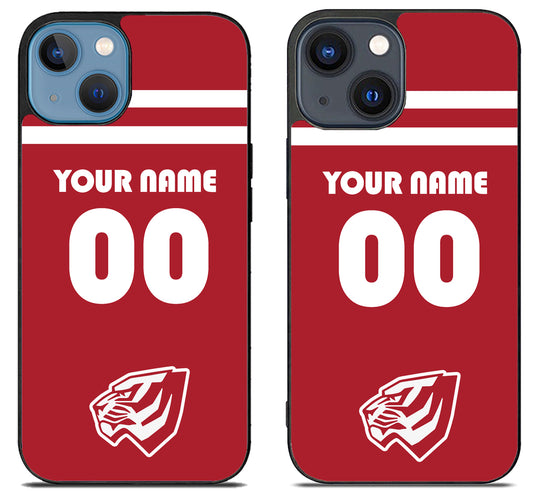 Custom Personalized West Alabama Tigers iPhone 15 | iPhone 15 Plus Case