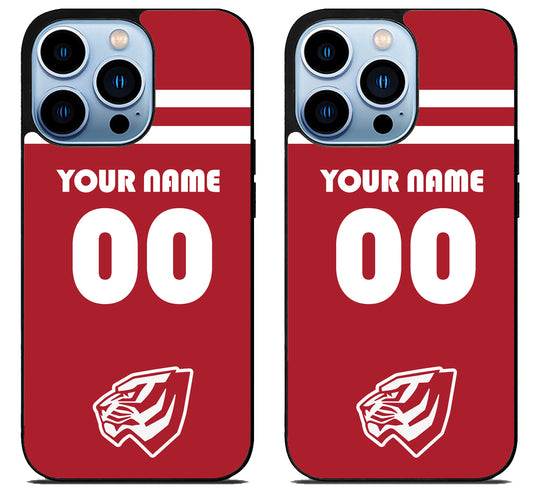 Custom Personalized West Alabama Tigers iPhone 15 Pro | iPhone 15 Pro Max Case