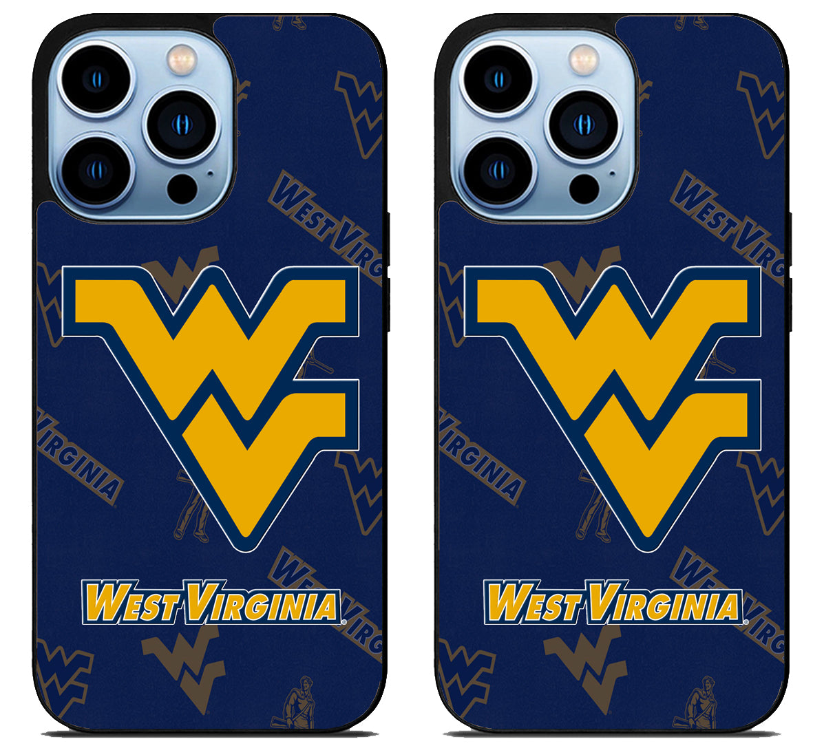 West Virginia Mountaineers Background iPhone 15 Pro | iPhone 15 Pro Max Case