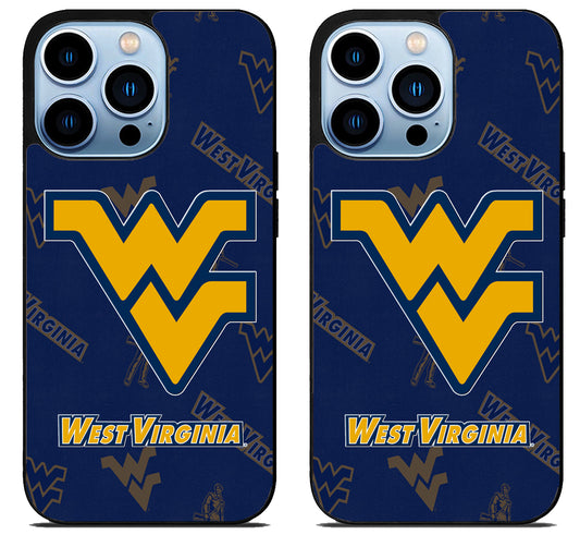 West Virginia Mountaineers Background iPhone 15 Pro | iPhone 15 Pro Max Case