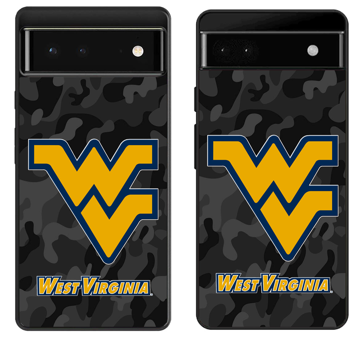 West Virginia Mountaineers Camo Google Pixel 6 | 6A | 6 Pro Case