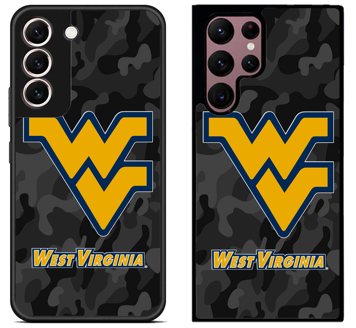 West Virginia Mountaineers Camo Samsung Galaxy S22 | S22+ | S22 Ultra Case