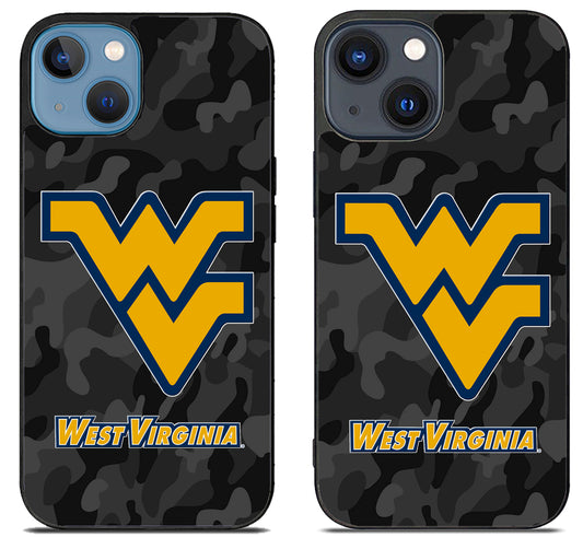 West Virginia Mountaineers Camo iPhone 15 | iPhone 15 Plus Case