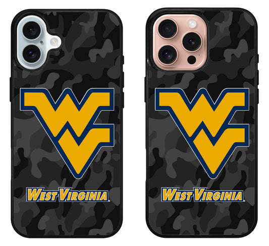 West Virginia Mountaineers Camo iPhone 16 | 16 Plus | 16 Pro | 16 Pro Max Case