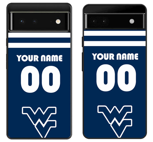 Custom Personalized West Virginia Mountaineers Google Pixel 6 | 6A | 6 Pro Case