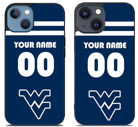 Custom Personalized West Virginia Mountaineers iPhone 15 | iPhone 15 Plus Case