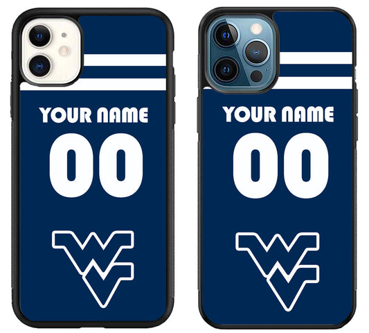 Custom Personalized West Virginia Mountaineers iPhone 11 | 11 Pro | 11 Pro Max Case