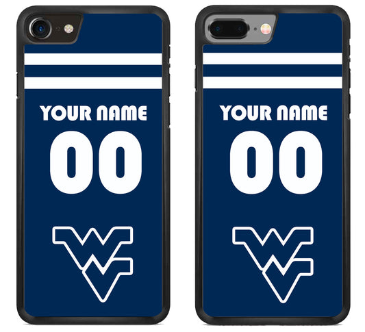 Custom Personalized West Virginia Mountaineers iPhone 8 | 8 Plus Case