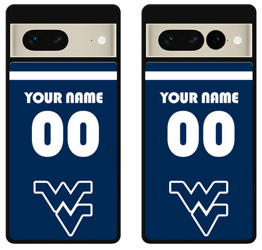 Custom Personalized West Virginia Mountaineers Google Pixel 7 | 7 Pro Case