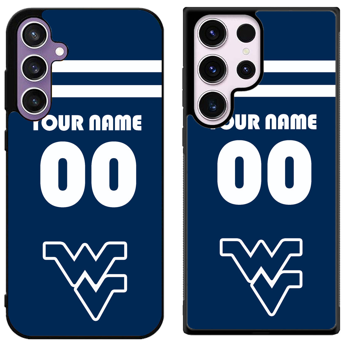 Custom Personalized West Virginia Mountaineers Samsung Galaxy S24 | S24+ | S24 Ultra Case