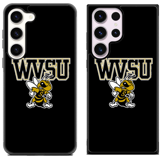 West Virginia State Yellow Jackets Black Samsung Galaxy S23 | S23+ | S23 Ultra Case