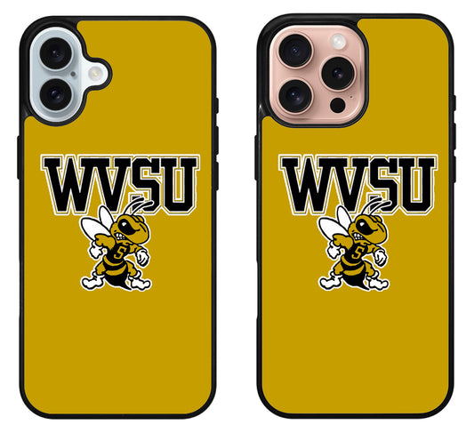 West Virginia State Yellow Jackets iPhone 16 | 16 Plus | 16 Pro | 16 Pro Max Case