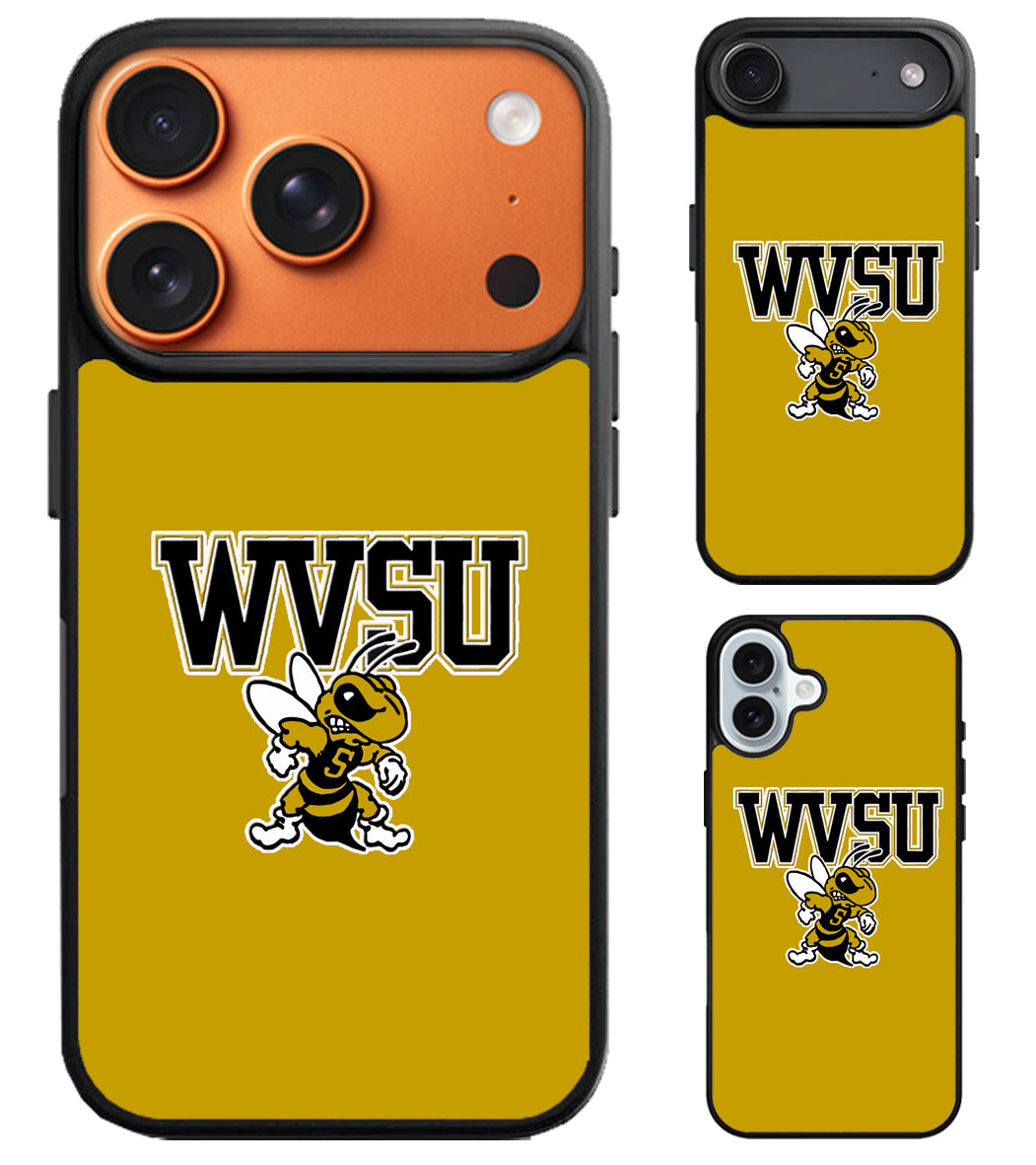 West Virginia State Yellow Jackets iPhone Air | iPhone 17 | 17 Pro | 17 Pro Max Case