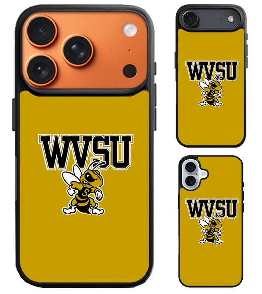 West Virginia State Yellow Jackets iPhone Air | iPhone 17 | 17 Pro | 17 Pro Max Case