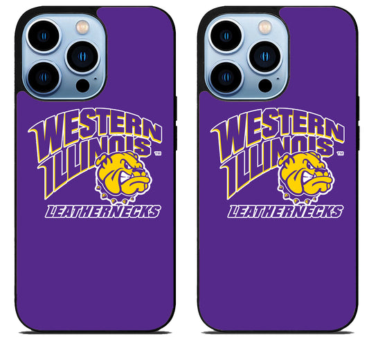 Western Illinois Leathernecks Cover iPhone 15 Pro | iPhone 15 Pro Max Case