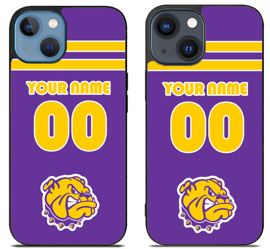 Custom Personalized Western Illinois Leathernecks iPhone 15 | iPhone 15 Plus Case