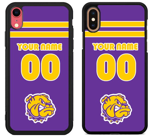 Custom Personalized Western Illinois Leathernecks iPhone X | Xs | Xr | Xs Max Case