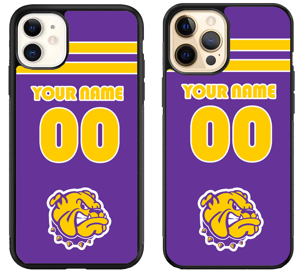 Custom Personalized Western Illinois Leathernecks iPhone 12 | 12 Mini | 12 Pro | 12 Pro Max Case