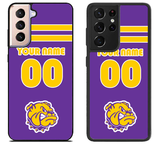 Custom Personalized Western Illinois Leathernecks Samsung Galaxy S21 | S21 FE | S21+ | S21 Ultra Case