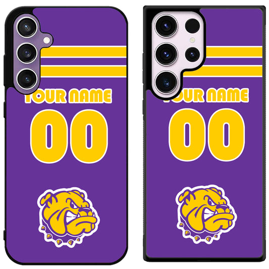 Custom Personalized Western Illinois Leathernecks Samsung Galaxy S24 | S24+ | S24 Ultra Case