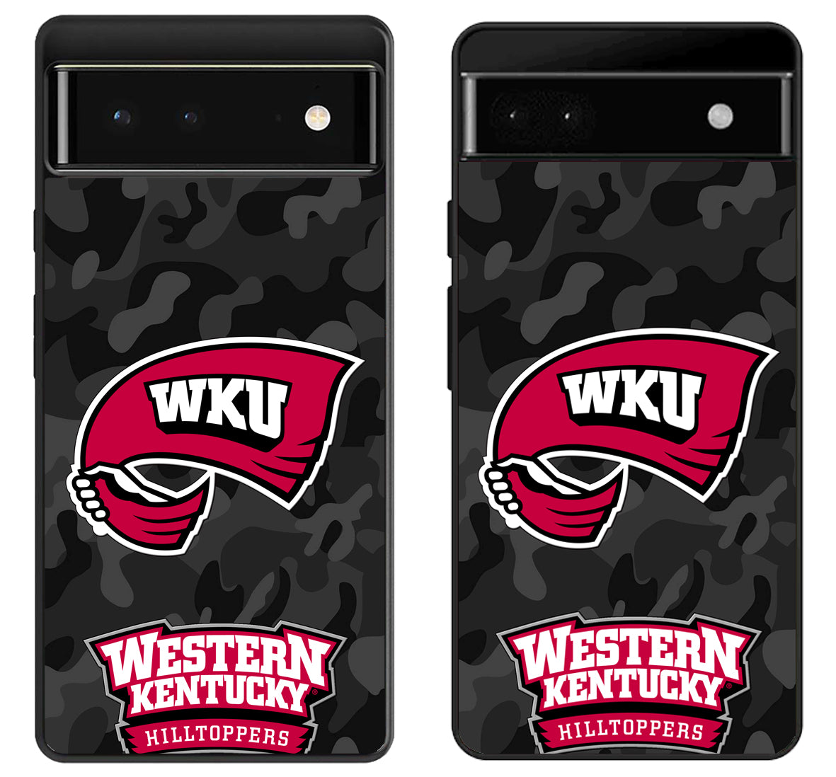 Western Kentucky Hilltoppers Camo Google Pixel 6 | 6A | 6 Pro Case