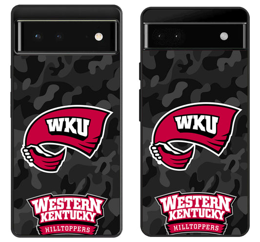 Western Kentucky Hilltoppers Camo Google Pixel 6 | 6A | 6 Pro Case