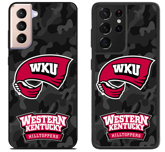 Western Kentucky Hilltoppers Camo Samsung Galaxy S21 | S21 FE | S21+ | S21 Ultra Case
