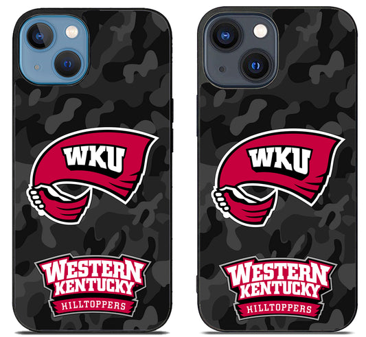 Western Kentucky Hilltoppers Camo iPhone 15 | iPhone 15 Plus Case