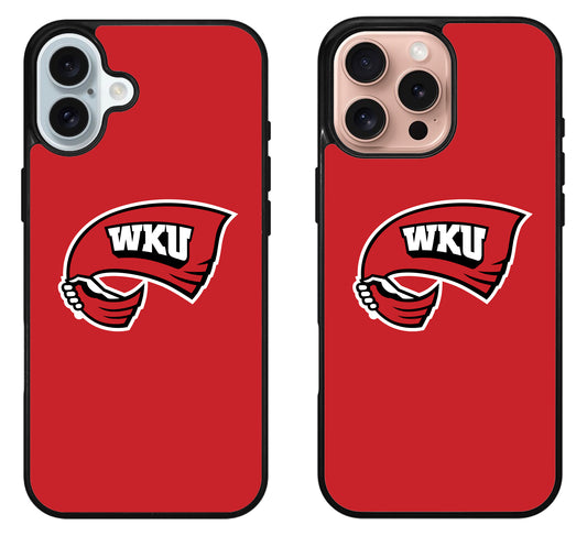 Western Kentucky Hilltoppers Red iPhone 16 | 16 Plus | 16 Pro | 16 Pro Max Case