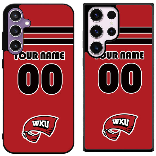 Custom Personalized Western Kentucky Hilltoppers Samsung Galaxy S24 | S24+ | S24 Ultra Case