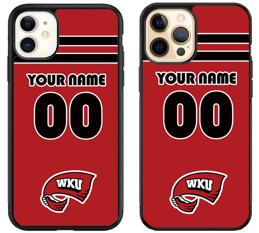 Custom Personalized Western Kentucky Hilltoppers iPhone 12 | 12 Mini | 12 Pro | 12 Pro Max Case