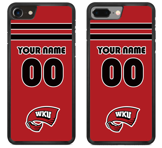 Custom Personalized Western Kentucky Hilltoppers iPhone 8 | 8 Plus Case