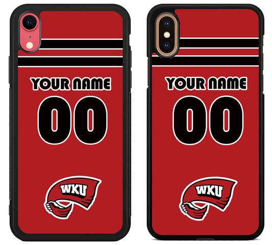 Custom Personalized Western Kentucky Hilltoppers iPhone X | Xs | Xr | Xs Max Case