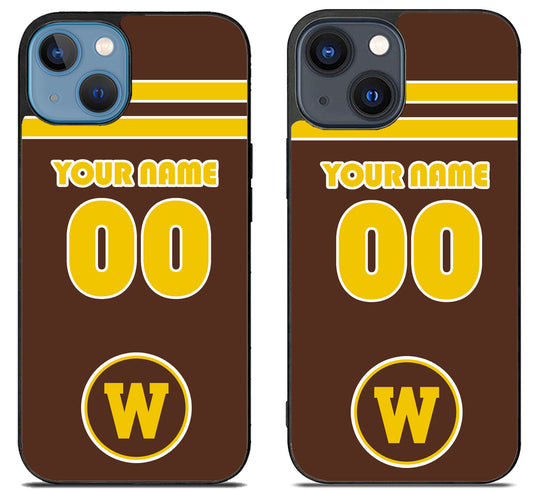 Custom Personalized Western Michigan Broncos iPhone 15 | iPhone 15 Plus Case