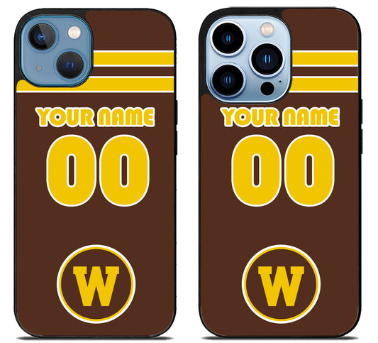 Custom Personalized Western Michigan Broncos iPhone 13 | 13 Mini | 13 Pro | 13 Pro Max Case