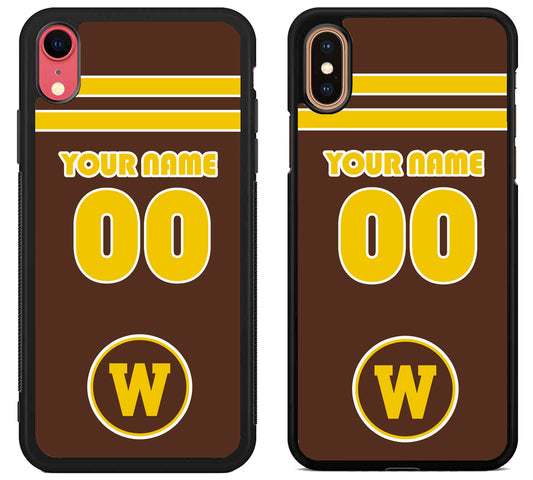 Custom Personalized Western Michigan Broncos iPhone X | Xs | Xr | Xs Max Case