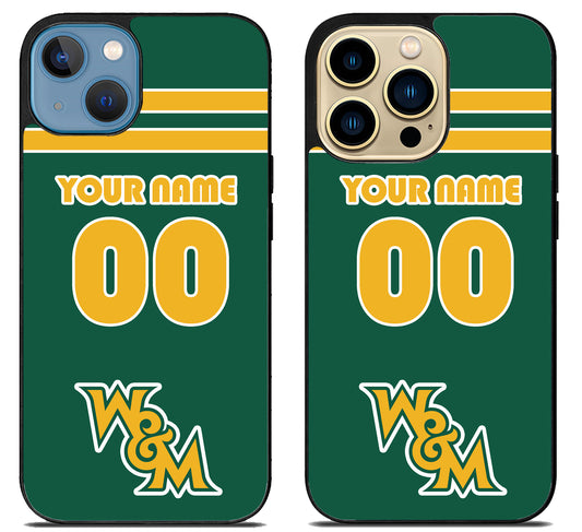 Custom Personalized William & Mary Tribe iPhone 14 | 14 Plus | 14 Pro | 14 Pro Max Case