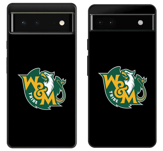 William & Mary Tribe Black Google Pixel 6 | 6A | 6 Pro Case