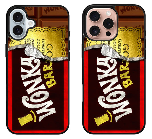 Willy Wonka chocolate Golden iPhone 16 | 16 Plus | 16 Pro | 16 Pro Max Case